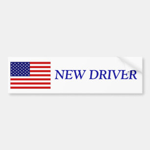 Pegatina Para Coche Nuevo conductor de Estados Unidos