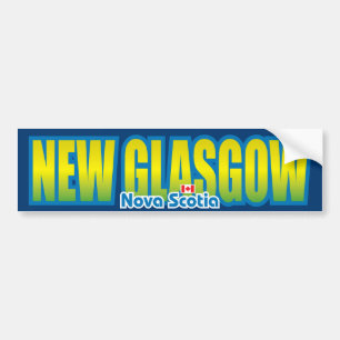 Pegatina Para Coche Nuevo parachoque de Glasgow