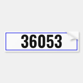 Pegatina Para Coche Número de buzón moderno