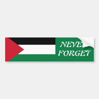 Pegatina Para Coche Nunca olvidar Palestina