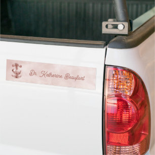 Pegatina Para Coche Ob/Gyn Partera Parto Floral Nacimiento Cervix Ovar