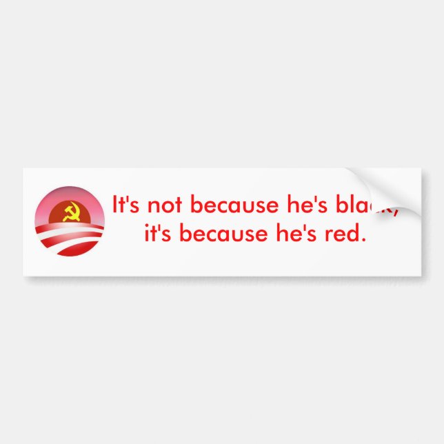 Pegatina Para Coche Obama (Frente)