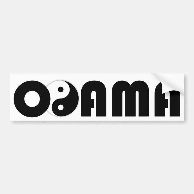 PEGATINA PARA COCHE OBAMA (Frente)