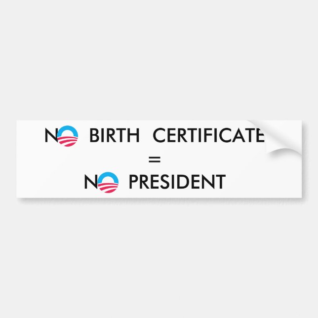 PEGATINA PARA COCHE OBAMA (Frente)