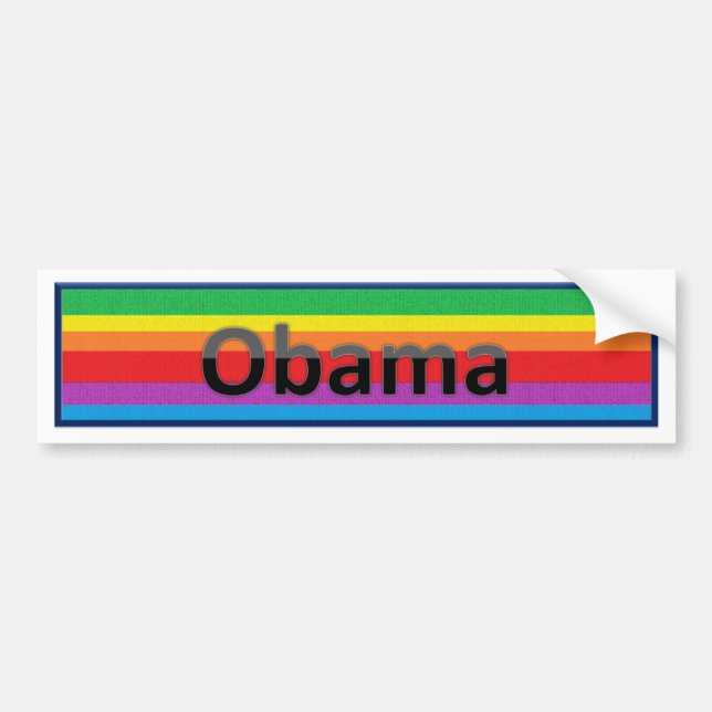 Pegatina Para Coche Obama (Frente)
