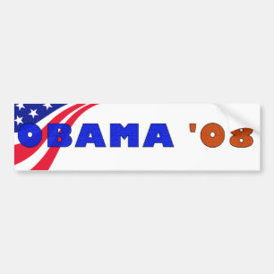 Pegatina Para Coche Obama 08