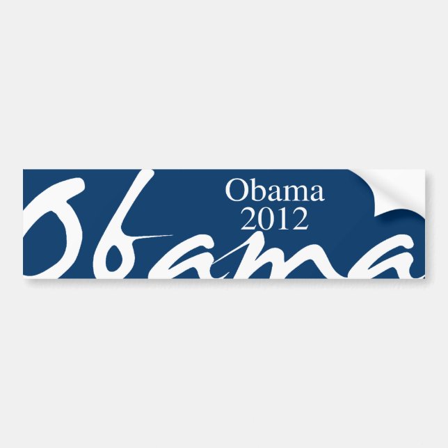 PEGATINA PARA COCHE OBAMA 2012 - (Frente)