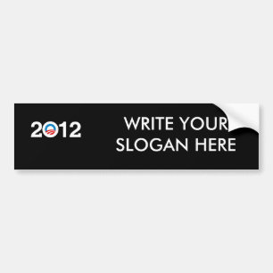 PEGATINA PARA COCHE OBAMA 2012