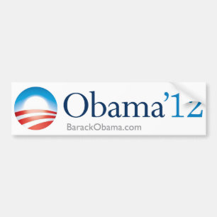 Pegatina Para Coche Obama 2012