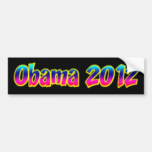 Pegatina Para Coche Obama 2012
