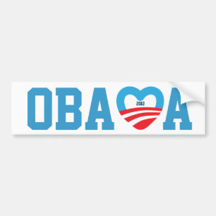 Pegatina Para Coche Obama 2012