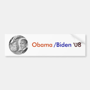Pegatina Para Coche Obama /Biden '08