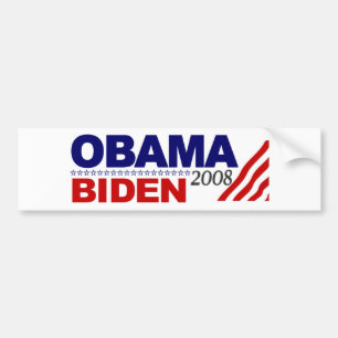 Pegatina Para Coche Obama Biden 2008