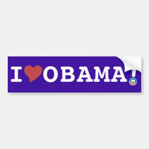 PEGATINA PARA COCHE OBAMA BUMPER STICKER
