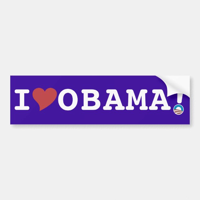 PEGATINA PARA COCHE OBAMA BUMPER STICKER (Frente)