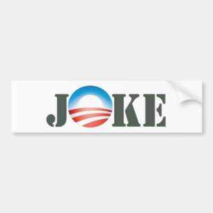 Pegatina Para Coche Obama = chiste