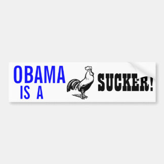 Pegatina Para Coche ¡Obama chupa!!