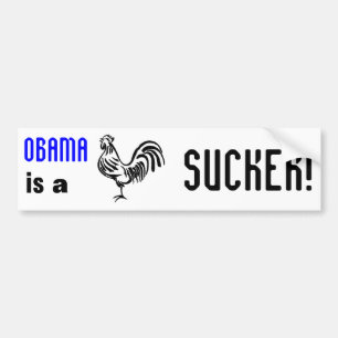 Pegatina Para Coche ¡Obama CHUPA!