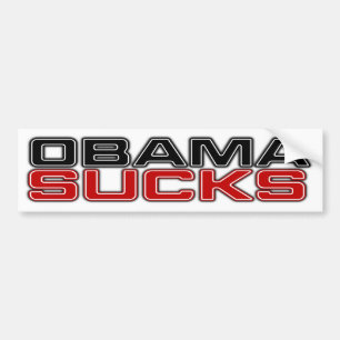 Pegatina Para Coche Obama chupa
