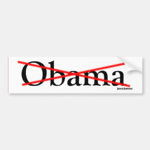 Pegatina Para Coche Obama cruzó hacia fuera
