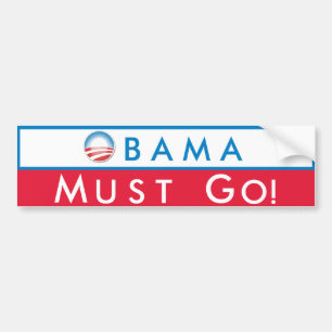 Pegatina Para Coche Obama debe ir