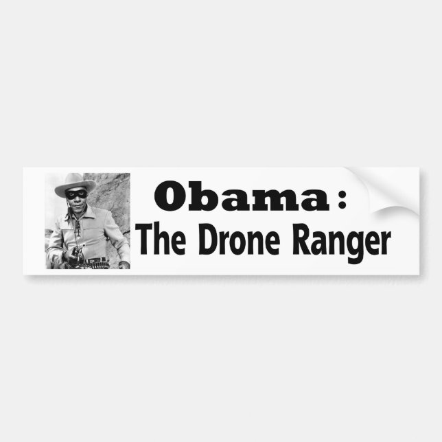 Pegatina Para Coche Obama: El guardabosques del abejón (Frente)