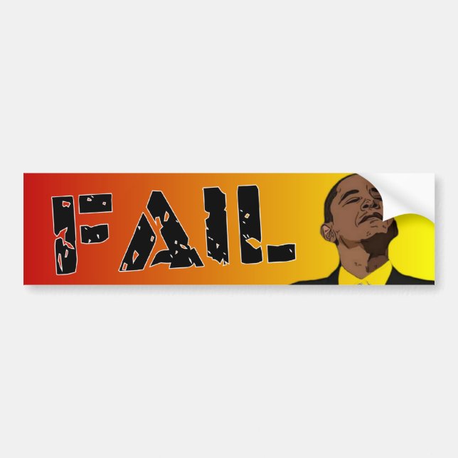Pegatina Para Coche Obama: Fall (Frente)