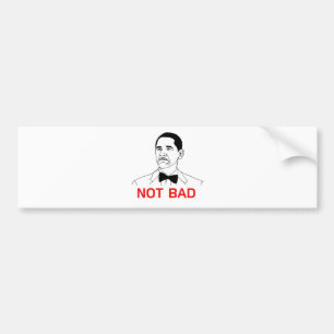 Pegatina Para Coche Obama - no malo