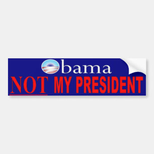 Pegatina Para Coche Obama - no mi presidente