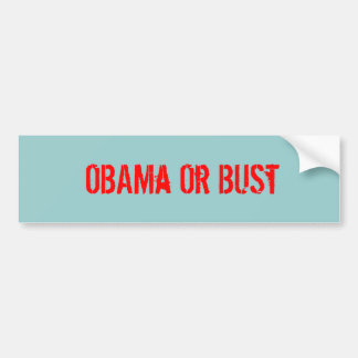 Pegatina Para Coche OBAMa o busto - modificado para requisitos