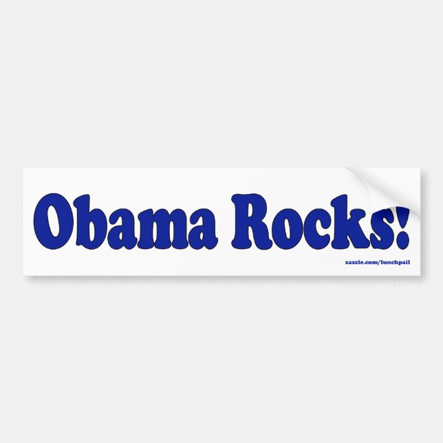 Pegatina Para Coche Obama oscila Bumpersticker (Frente)