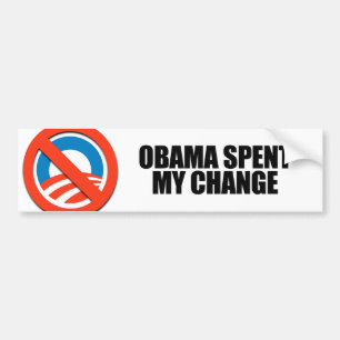 PEGATINA PARA COCHE OBAMA PASÓ MI CAMBIO