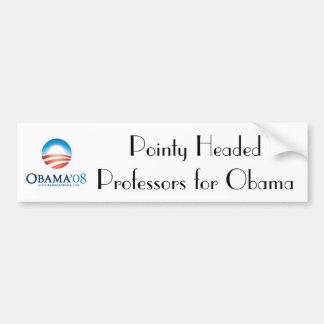 Pegatina Para Coche obama, profesores dirigidos puntiagudos FO… -