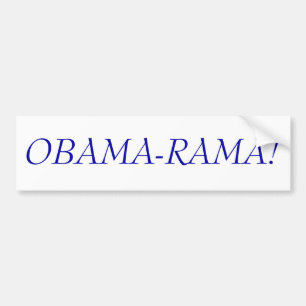 PEGATINA PARA COCHE ¡OBAMA-RAMA!