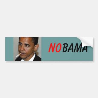 Pegatina Para Coche obama_smoking1, NO, BAMA