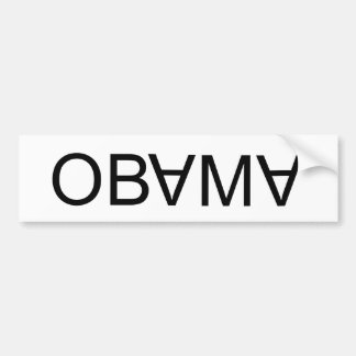 Pegatina Para Coche ¡OBAMA upside-down, abajo, abajo!
