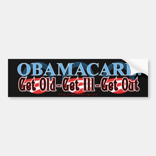 Pegatina Para Coche Obamacare (Frente)