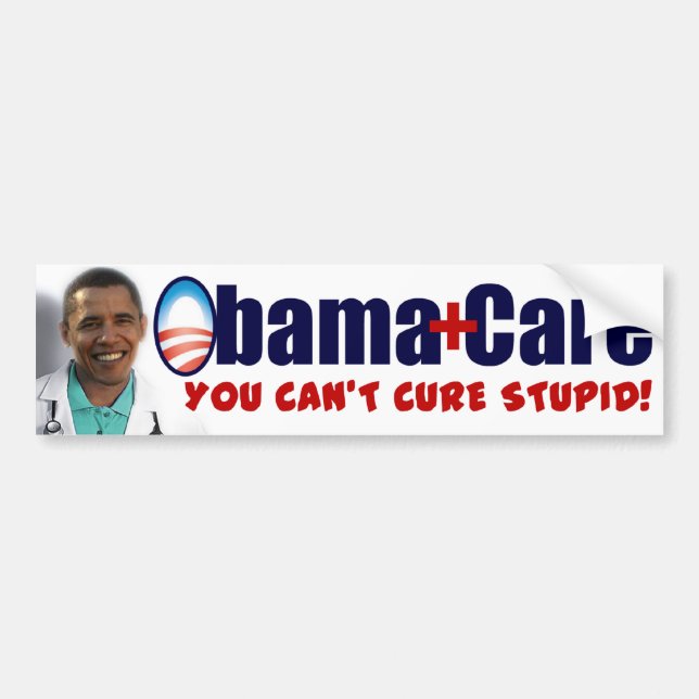Pegatina Para Coche ObamaCare anti (Frente)
