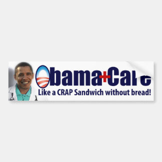 Pegatina Para Coche ObamaCare anti