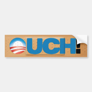 Pegatina Para Coche ObamaCare anti: ¡OUCH!