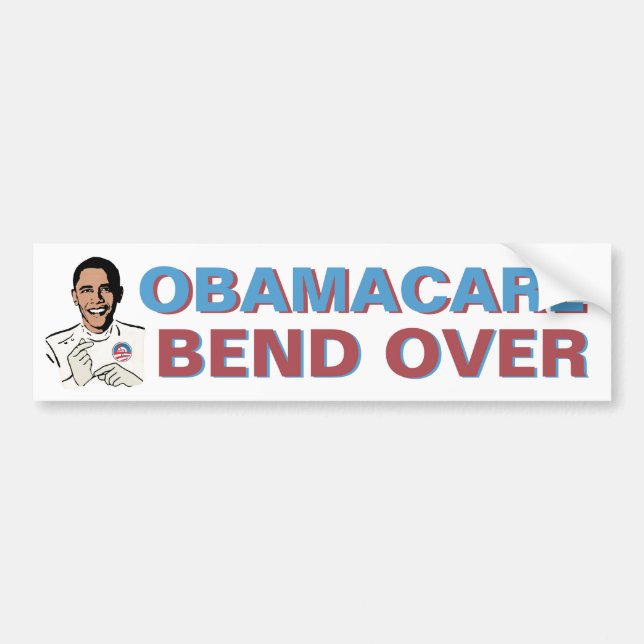 Pegatina Para Coche Obamacare Bumper Sticker (Frente)