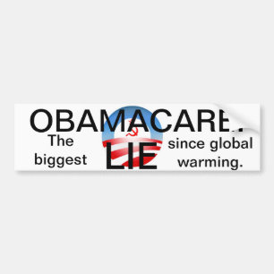 Pegatina Para Coche Obamacare es una mentira