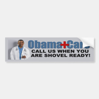Pegatina Para Coche ObamaCare: Pala lista