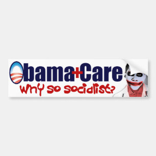 Pegatina Para Coche ObamaCare: ¿Por qué tan socialista?