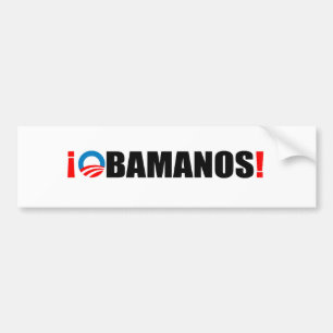 PEGATINA PARA COCHE OBAMANOS