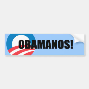 PEGATINA PARA COCHE OBAMANOS (2)