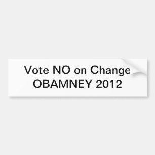 Pegatina Para Coche Obamney 2012