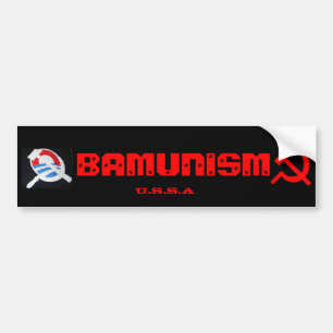 Pegatina Para Coche Obamunism