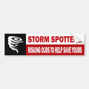 Pegatina Para Coche Observadores de tiro de la tormenta que arriesgan