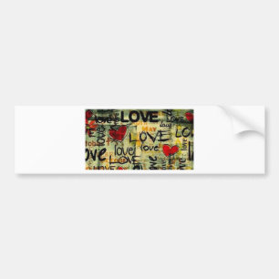 Pegatina Para Coche Obtén Un Pequeño Graffiti De Amor